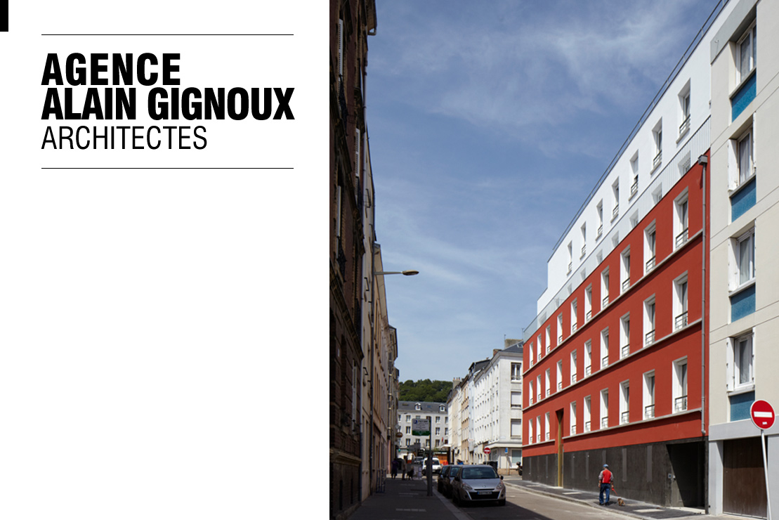 Alain gignoux, architecte - Immeuble de 17 logements sociaux locatifs au Havre (76)