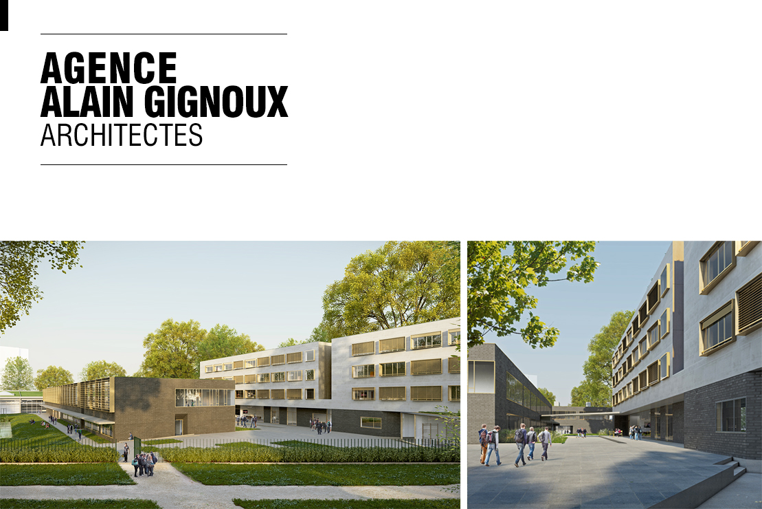 Alain gignoux, architecte - Lycée Alfred Nobel et Internat à Clichy sous Bois (93) - Appel d'offres en cours