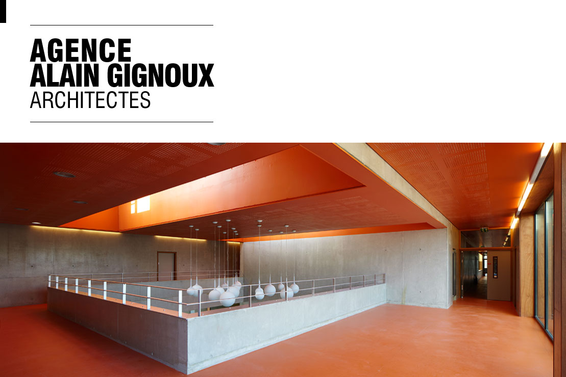 Alain gignoux, architecte - Lycée Claude-Nicolas Ledoux à Pavillons sous Bois (93) - Extension et restructuration