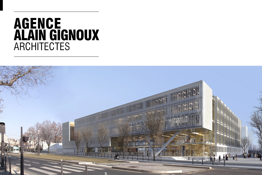 Alain gignoux, architecte - Lycée Paul Valéry à Paris 12ème  - DCE en cours